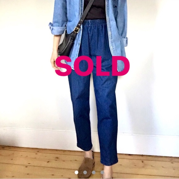 chic Denim - Vintage Chic denim trousers